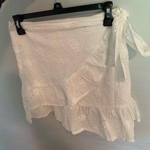 Brand new White princess polly mini skirt